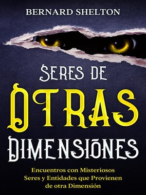 cover image of Seres de Otras Dimensiones